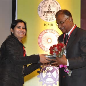 Felicitated in AIIMS during International Physiotherapy Conference